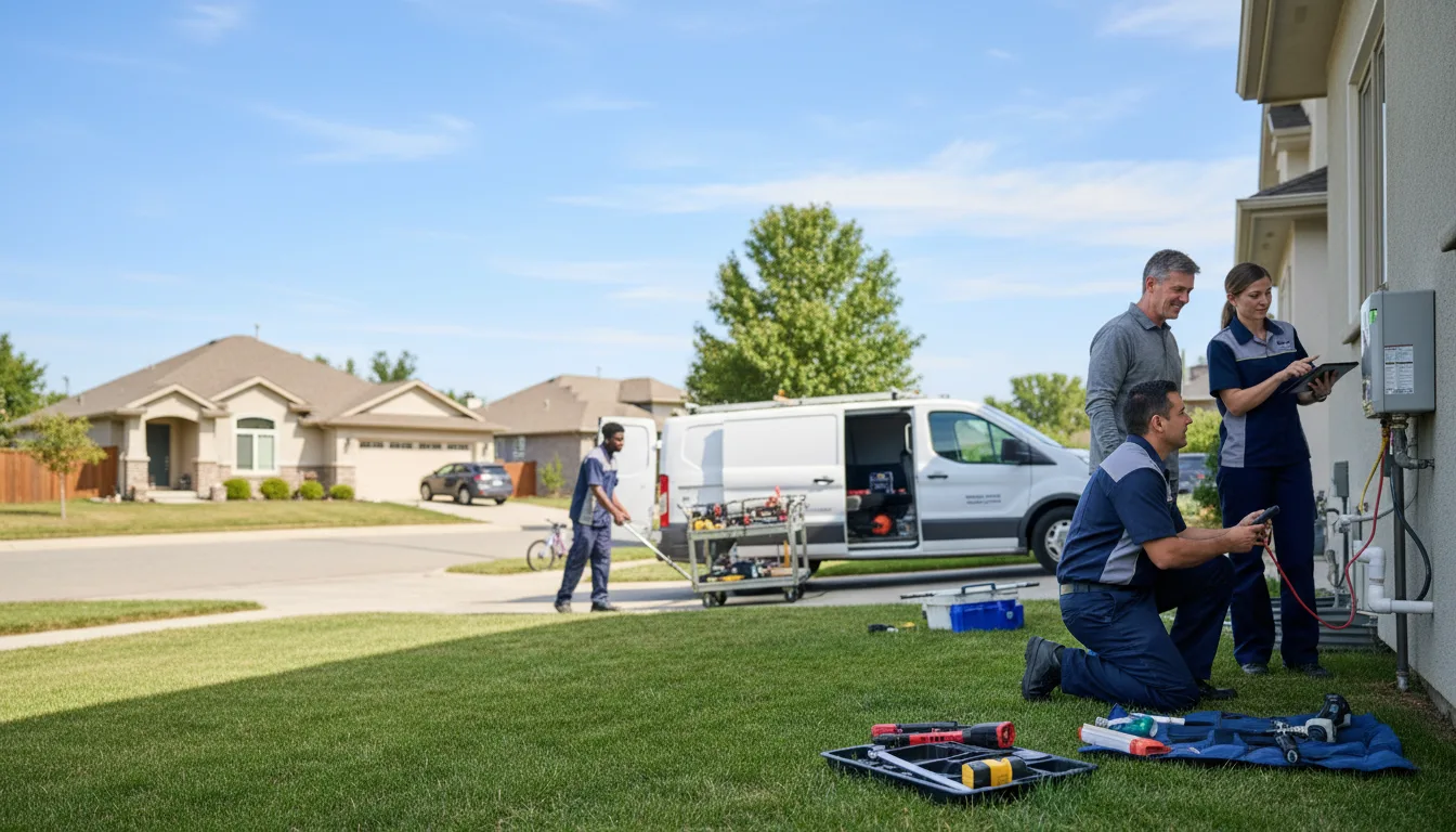 Tankless water heater service in Burgettstown, PA
